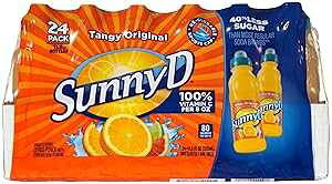 Tj[ D ^W[ IWi IW̃VgX p` hN (̓VRt[o[܂)A24  Sunny Delight Sunny D Tangy Original Orange Flavored Citrus Punch Drink with Other Natural Flavors, 24 Count