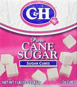 C&HApA126A16IX̔i4pbNj C&H, Sugar Cubes, 126 Count, 16oz Box (Pack of 4)