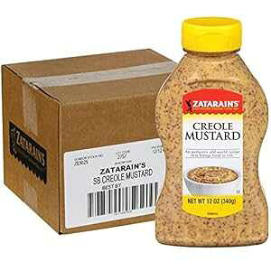 Zatarain's NI[}X^[hA12 IX (12 pbN) Zatarain's Creole Mustard, 12 oz (Pack of 12)