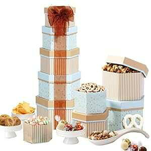 u[hEFC oXPbgeBA[Y zf[ `R[g Ah XC[c Mtg ^[ Broadway Basketeers Holiday Chocolate and Sweets Gift Tower