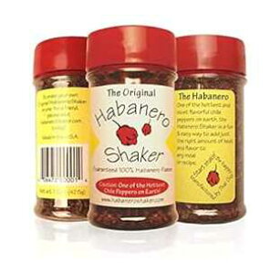 IWĩnolVFCJ[ - 100% JX^t[Nzbgnol`ybp[ Thai Guy The Original Habanero Shaker - 100% Custom Flaked Hot Habanero Chile Peppers