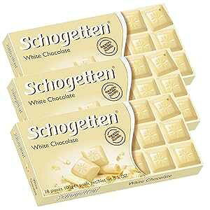 Schogetten German Chocolate (Pack of 3) (White Chocolate),100 grams