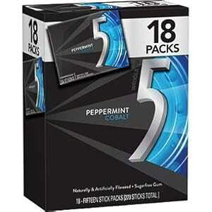 5 KARog (1 pbN 15 A18 pbN) (̂yp[~g t[o[) 5 Gum, Cobalt (15 per pk., 18 pk.) ( Cooling peppermint flavor )