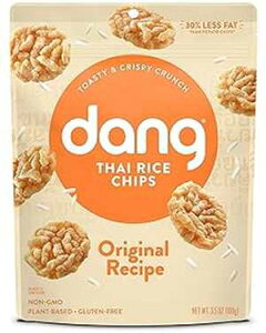 Dang Thai Rice Chips / Original / 12 Pack / Vegan, Gluten Free, Non Gmo Rice Crisps, Healthy Snacks Made with Whole Foods / 3.5 Oz Resealable Bags