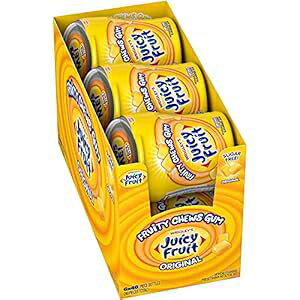 JUICY FRUIT `[CK t[eB[`[YIWi 40{(6pbN) Juicy Fruit Gum JUICY FRUIT Sugar Free Chewing Gum, Fruity Chews Original, 40 Piece Bottle (6 Pack)