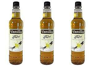 Joe's VbvAI[KjbNVK[AVRojA750 ml (3 pbN) Joe's Syrup Joe s Syrup, Organic Sugar, All Natural Vanilla Flavor, 750 ml (3 Pack)