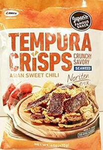 }GX VՂCۃ`bvX AWAXC[g`̂V {̃XibN 170g Maruesu Tempura Seaweed Crisps Asian Sweet Chili Noriten Japanese Snack 170g
