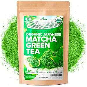 AprikaLife L@{ΒpE_[ ? USDA & JAS I[KjbN ? {̓{Y ? v~AO[h ? [p 100g] AprikaLife Organic Japanese Matcha Green Tea Powder USDA & JAS Organic - Authentic Japanese Origi