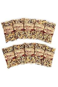 Amish Country Popcorn 10-4 oz Bags Rainbow Popcorn Kernels Old Fashioned, Non-GMO and Gluten Free