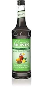 i - ZkeB[A₩Ń^gȃAoX̎ꂽACXeB[ɍœKAr[KA`qg݊AOet[ (750 ml) Monin - Lemon Tea Concentrate, Crisp