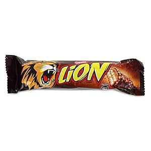 lX CI o[A50 O (4 pbN) Nestle Lion Bar, 50 Gram (Pack of 4)