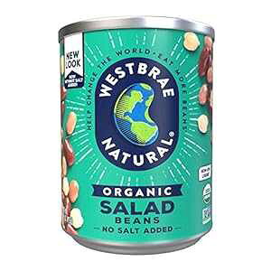 Westbrae i` I[KjbN T_r[YAHYA15 IX (12 pbN) Westbrae Natural Organic Salad Beans, No Salt Added, 15 Oz (Pack of 12)