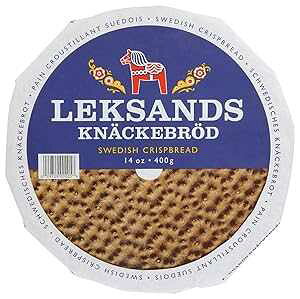 Leksands XEF[fYCNXvubh Eh - 400g (14 IX) Swedish Rye Crispbreads Rounds by Leksands - 400g (14 ounce)