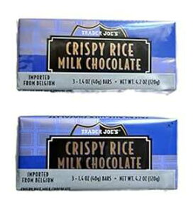 g[_[W[Y xM[ NXs[ CX ~N `R[gA1.4 IX o[ (3  2 pbN) Trader Joe's Belgian Crispy Rice Milk Chocolate, 1.4 oz Bars (2 Packs of 3)