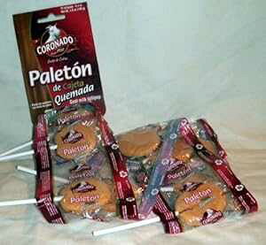 Rih yg f JWF^ P}_ LVJ M~N LfB[ |bv 10  by N/A [Hi] Coronado Paleton De Cajeta Quemada Mexican Goat Milk Candy Lollipops 10 Pcs by N/A [Foods]