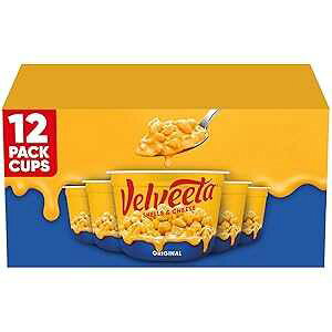 Velveeta IWi C[W[}bNVF`[Y (dqWΉ 12 Jbv) Velveeta Original Easy Mac Shells and Cheese (12 Microwaveable Cups)