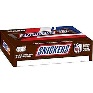 SNICKERS VOTCY sEYELV `R[g LfB[ o[ 1.86 IX o[ 48 {bNX (2 pbN) SNICKERS Singles Size sEYELV Chocolate Candy Bars 1.86 Ounce Bar 48 Count Box (Pack of 2)