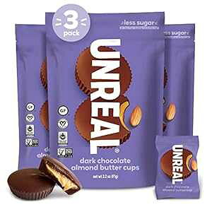 UNREAL _[N `R[g A[h o^[ Jbv 5g Fr[KAOet[AtFAg[hA`qg݊ AR[哤͕sgp 3 UNREAL Dark Chocolate Almond Butter 