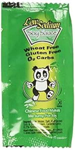 JAEg 傤 Oet[ (400) Kari Out Low Sodium Soy Sauce Gluten Free (Case of 400)