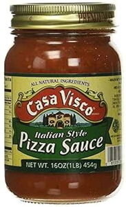 Casa Visco sU\[XA16 IX (6 pbN) Casa Visco Pizza Sauce, 16 Ounce (Pack of 6)