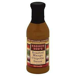 uR {uY [Xg}S[ `|g\[X 15.5IX (2pbN) Bronco Bob's Roasted Mango Chipotle Sauce 15.5oz (Pack of 2)
