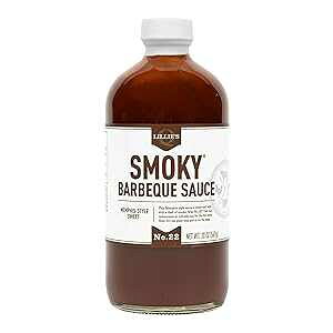 Lillie's Q - Smoky Barbeque Sauce, Gourmet BBQ Sauce, Sweet Brown Sugar BBQ Sauce, Mild Smoky Flavor, Premium Ingredients, Made with Gluten-Free Ingredients (20 oz)