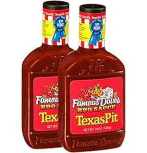 Famous Dave's eLTXsbg BBQ \[XA19 IXA2 pbN Famous Dave's BBQ Famous Dave's Texas Pit BBQ Sauce, 19 Ounce, Pack of 2