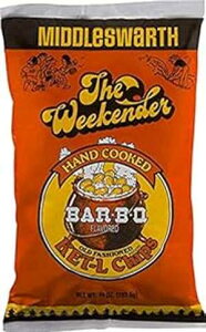 Middleswarth I[ht@bV KET-L |eg`bvX o[ BQ ̃UEEB[NG_[ (3 ) Middleswarth Hand Cooked Old Fashioned KET-L Potato Chips Bar-B-Q Flavored The Weekender (3 Bags)