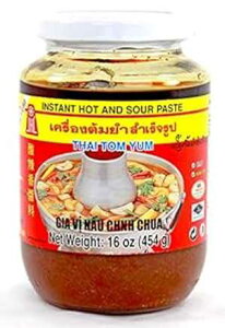 ^C̃gy[XgACX^g_ςX[vx[X 16 IX Jack Hua Company Limited Thai Tom Yum Paste, Instant Hot and Sour Soup Base 16oz