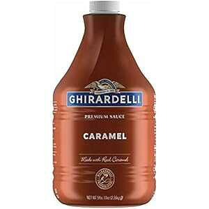 Mf `R[g\[XAN[~[LA90.4IX Ghirardelli Chocolate Company Ghirardelli Chocolate Flavored Sauce, Creamy Caramel, 90.4-Ounce