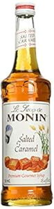 i LVbv 750ml KXr Monin Salted Caramel Syrup, 750 ml Glass Bottle