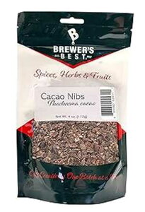 Brewers Best I[KjbN JJI (RRA) ju-4 IX Home Brew Ohio Brewers Best Organic Cacao (Cocoa) Nibs-4 oz.