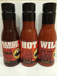 obt@[ Ch EBO \[X oh - }S[ nolAChAzbg (e 12 IX) BWW Buffalo Wild Wings Sauce Bundle - Mango Habanero, Wild, Hot (12 Oz Each)