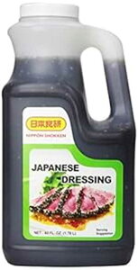 {H 킳уhbVO 60IX Nippon Shokken Japanese Wasabi Dressing, 60 oz