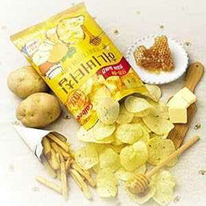 HaiTai nj[o^[`bv 60g 8 / ؍|eg`bvX (8) HaiTai Honey Butter Chip 60g 8ea / Korean Potato Chips (8 bags)