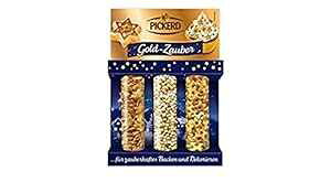 hCcsbPh S[hNbL[/}tB/P[L|bvfR[V 3/70g PICKERD Of Germany Gold cookie/muffin/cake pop deccoration 3 CANS /70g