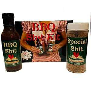 Big Cock Ranch Special Shit and BBQ Shit Kit Funny BBQ Sauce Gift Set Best BBQ Accessory Made in the USA Makes a Great Gag Gift for Men Season Your Steak, Chicken, and Ribs Big Cock Ranch Special Shit and BBQ Shi