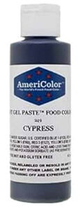 Americolor \tgWFy[XgHpFfATCvXA4.5 IX{g Americolor Soft Gel Paste Food Color, Cypress, 4.5 Ounce Bottle