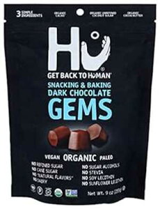 HU KITCHEN I[KjbN _[N`R[g WFA9 IX HU KITCHEN Organic Dark Chocolate Gems, 9 OZ