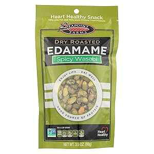 SeaPoint Farms - }hC[XgXpCV[킳 - 3.5 IX SeaPoint Farms - Edamame Dry Roasted Spicy Wasabi - 3.5 oz.