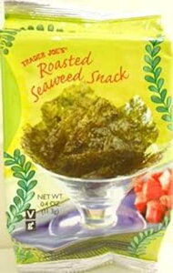 g[_[W[Y ĂCۃXibN (2) TJ's Trader Joe's Roasted Seaweed Snack (Pack of 2)