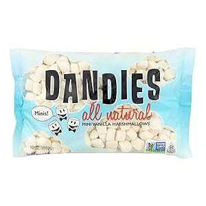 _fB[Y oj ~j }V}A10 IX - 1 P[X 12 B Dandies Vanilla Mini Marshmallow, 10 Ounce - 12 per case.