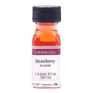 LorAnn Oils 0.12 Fl Oz (Pack of 1), Strawberry, LorAnn Strawberry SS Flavor, 1 dram bottle (.0125 fl oz - 3.7ml - 1 teaspoon)