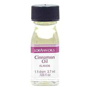 LorAnn �V�i�����I�C�� SS �t���[�o�[�A1 �h�����{�g�� (0.0125 fl oz - 3.7 ml) LorAnn Oils LorAnn Cinnamon Oil SS Flavor, 1 dram bottle (.0125 fl oz - 3.7ml)