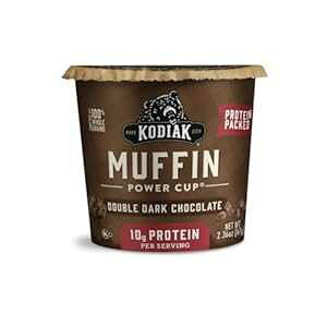 Kodiak Cakes ~jbc}tBA100% SA_u_[N`R[gA2.36 IX (12 pbN) Kodiak Cakes Minute Muffins, 100% Whole Grains, Double Dark Chocolate, 2.36 Ounce (Pack of 12)
