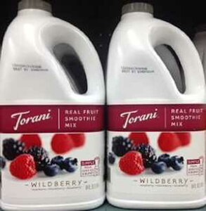 Torani At??[cX[W[~bNX Chx[ 64IX (2pbN) Torani Real Fruit Smoothie Mix WILDBERRY 64oz (2 Pack)