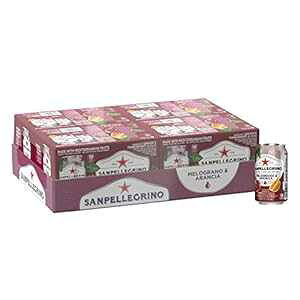 TyOm UNƃIW̃C^AXp[NOhNA11.15tʃIXi24pbNj San Pellegrino Pomegranate and Orange Italian Sparkling Drinks, 11.15 Fl Oz (Pack of 24)