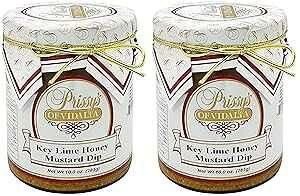 Prissy's of Vidalia L[ C nj[ }X^[h fBbv \[XA10 IX (2 pbN) Prissy's of Vidalia Key Lime Honey Mustard Dipping Sauce, 10 Oz (Pack of 2)