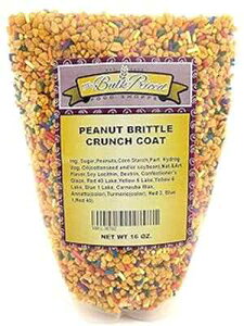 The Bulk-Priced Food Shoppe Peanut Brittle Crunch Coat Ice Cream Topping (1 lb. Resealable Zip Lock Stand Up Bag), Kosher