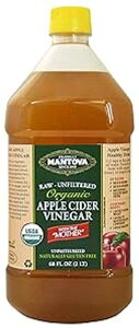 I[KjbN Abv TC_[ rlK[ EBY U }U[ 68 IX - 100% USDA FI[KjbN - Ah Mantova Organic Apple Cider Vinegar With The Mother 68 oz -100% USDA Certified Organic - Raw, Unfiltered